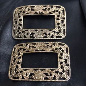 ____SOLD____VINTAGE SHOE BUCKLES